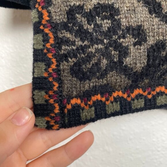 Vintage Icelandic Design Wool Blend European Button Closure Sweater - Picture 5 of 12